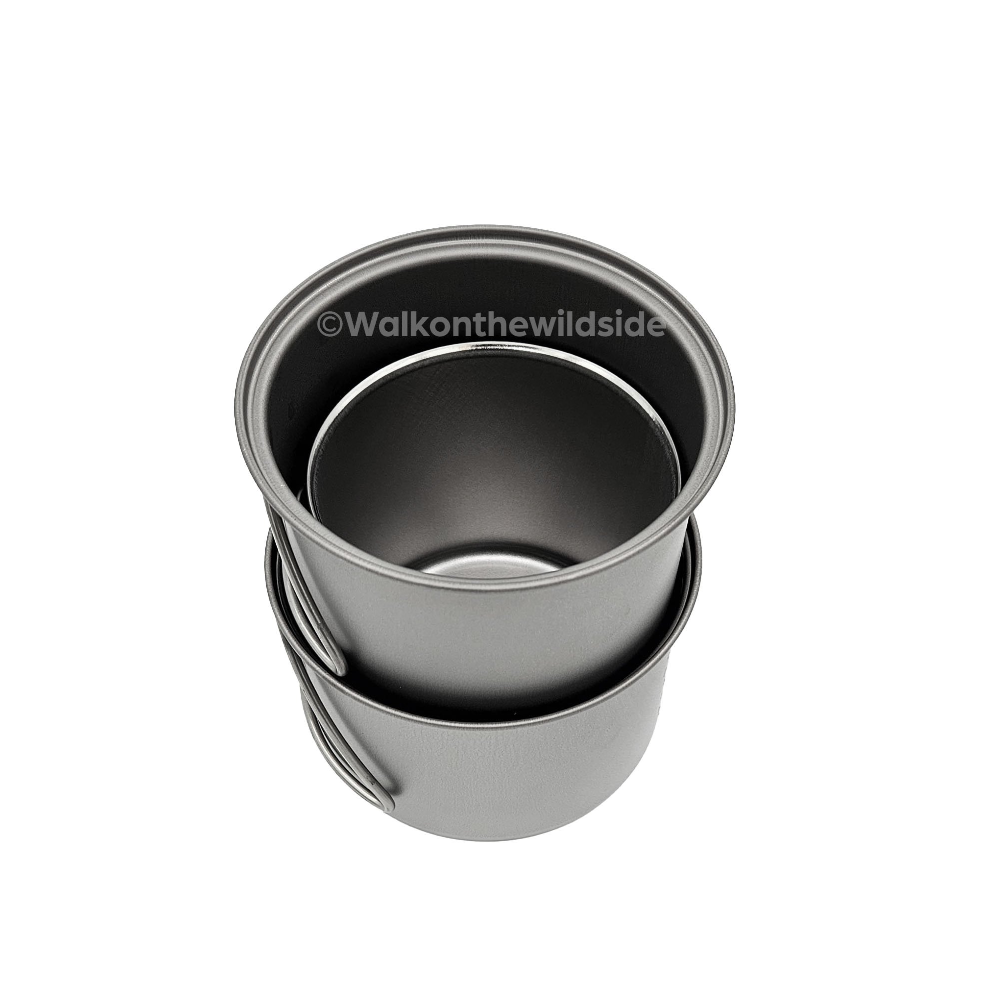 Snow Peak Mini Solo Kochset mit Double Wall 450 Mug darin